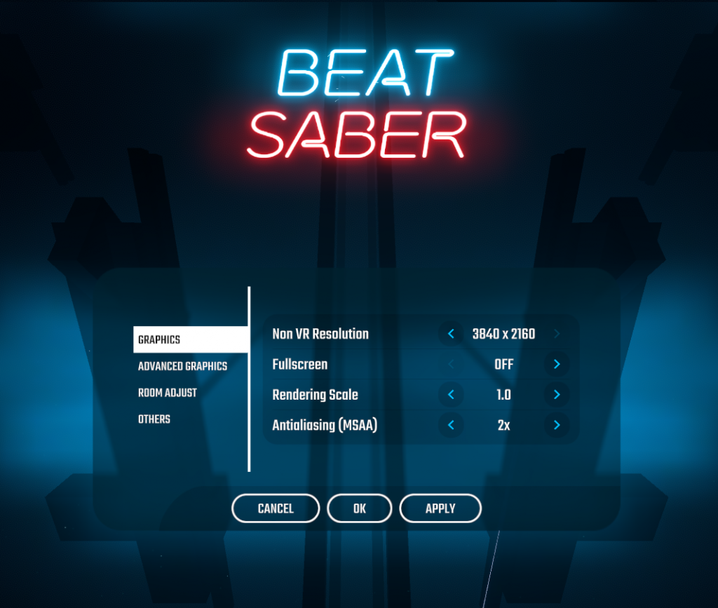 Beat Saber 360 Settings